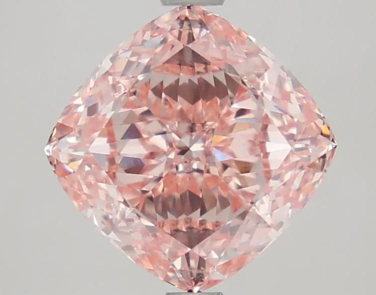 2.41ct Cushion modified Lab Grown Diamond (Colour Fancy Intense Pink, Clarity VVS2, IGI Certified)