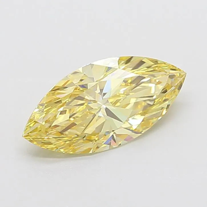 2.41ct Marquise Lab Grown Diamond (Colour Fancy Intense Yellow, Clarity VS1, IGI Certified)