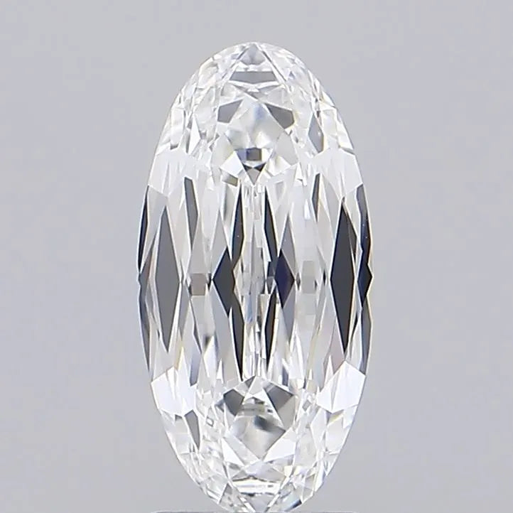 2.41ct Oval Lab Grown Diamond (Colour E, Clarity VVS2, IGI Certified)
