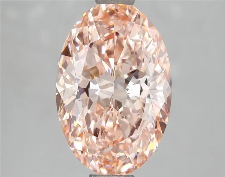 2.41ct Oval Lab Grown Diamond (Colour Fancy Vivid Pink, Clarity VVS2, IGI Certified)