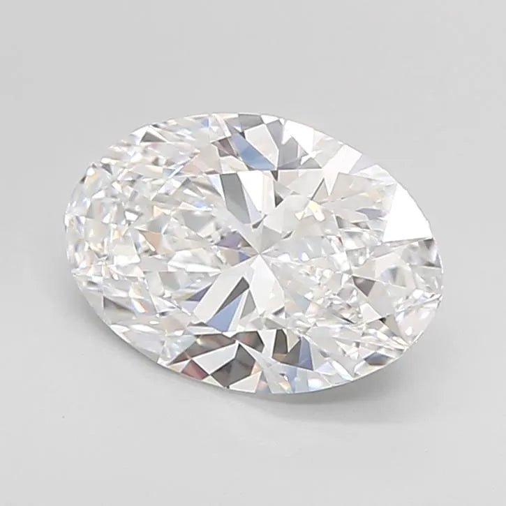 2.42ct Oval Lab Grown Diamond (Colour D, Clarity IF, Cut EX, IGI Certified)
