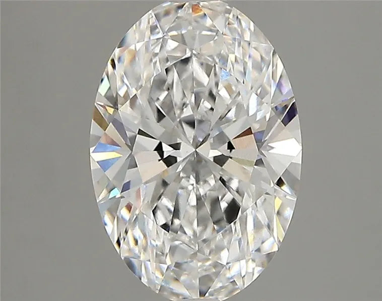 2.42ct Oval Lab Grown Diamond (Colour D, Clarity VVS2, IGI Certified)