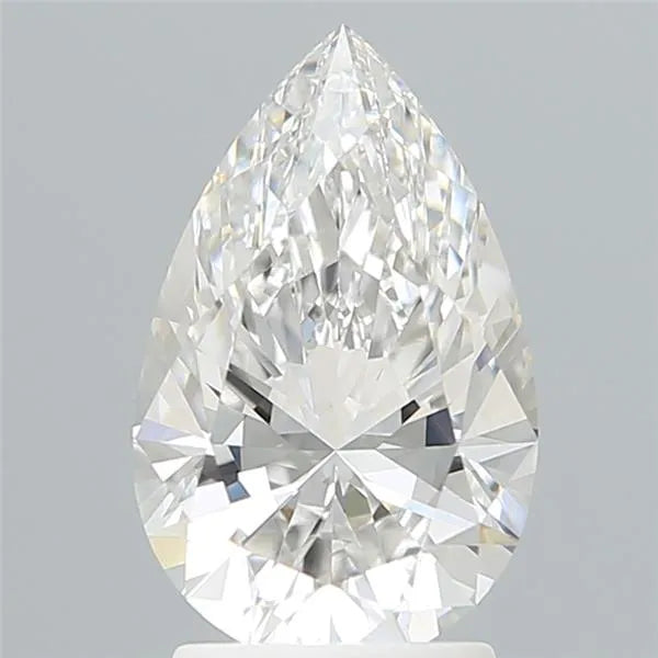 2.42ct Pear Lab Grown Diamond (Colour F, Clarity VVS2, IGI Certified)