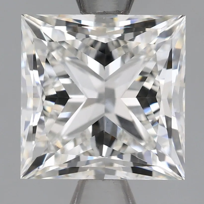 2.42ct Princess Lab Grown Diamond (Colour F, Clarity VVS1, Cut EX, IGI Certified)