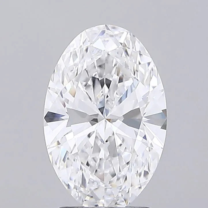 2.43ct Oval Lab Grown Diamond (Colour D, Clarity VVS1, IGI Certified)
