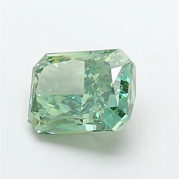 2.46ct Radiant Lab Grown Diamond (Colour Fancy Vivid Green, Clarity VS1, IGI Certified)