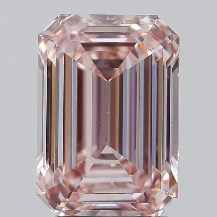 2.47ct Emerald Lab Grown Diamond (Colour Fancy Intense Pink, Clarity VS1, IGI Certified)