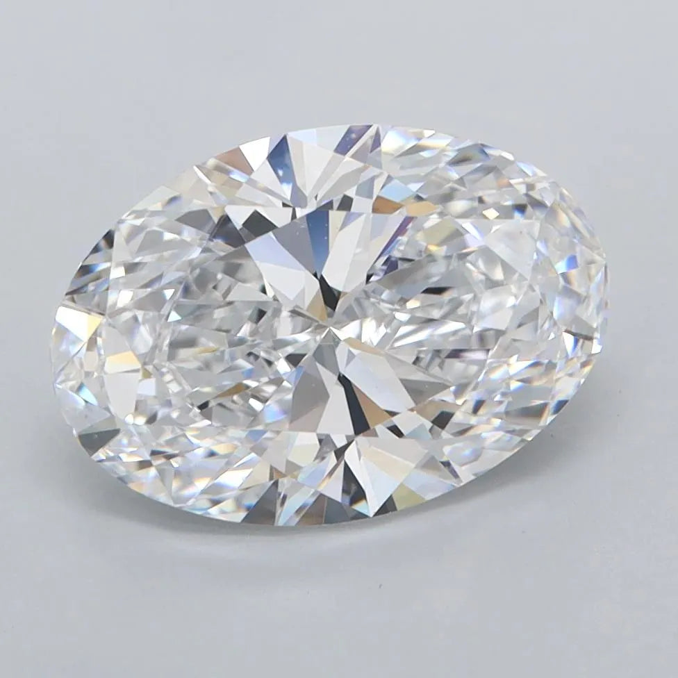 2.48ct Oval Lab Grown Diamond (Colour D, Clarity FL, IGI Certified)