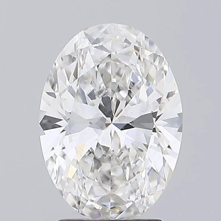2.48ct Oval Lab Grown Diamond (Colour F, Clarity VVS2, IGI Certified)