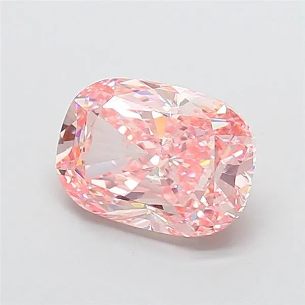 2.50ct Cushion modified Lab Grown Diamond (Colour Fancy Vivid Pink, Clarity VS1, IGI Certified)