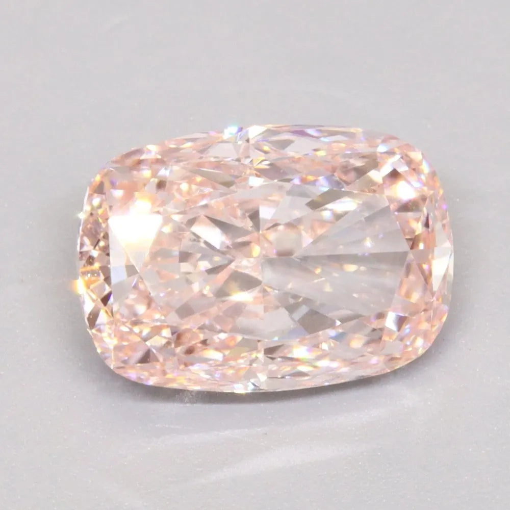 2.50ct Cushion modified Lab Grown Diamond (Colour Fancy Vivid Pink, Clarity VS1, IGI Certified)