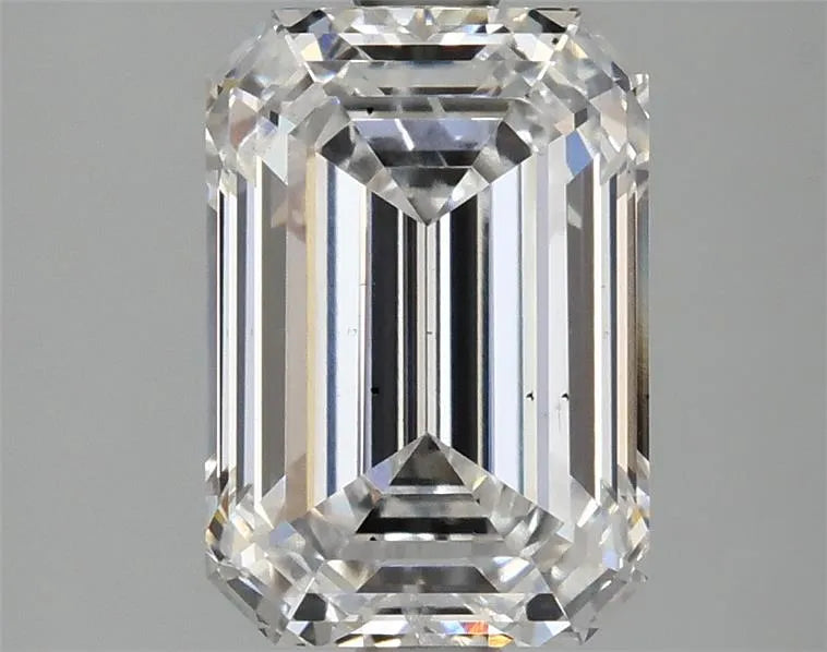 2.50ct Emerald Lab Grown Diamond (Colour E, Clarity SI1, IGI Certified)