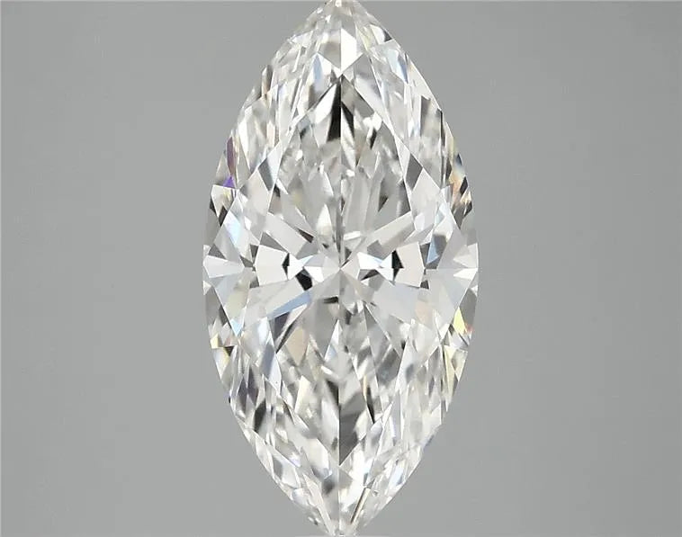 2.50ct Marquise Lab Grown Diamond (Colour G, Clarity VVS2, IGI Certified)