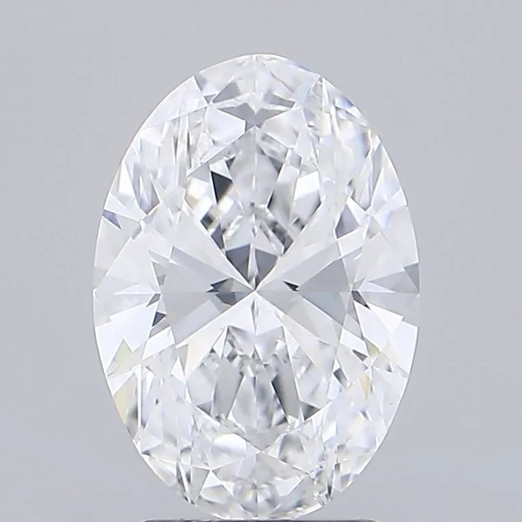 2.50ct Oval Lab Grown Diamond (Colour D, Clarity IF, IGI Certified)