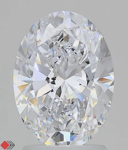 2.50ct Oval Lab Grown Diamond (Colour D, Clarity IF, IGI Certified)