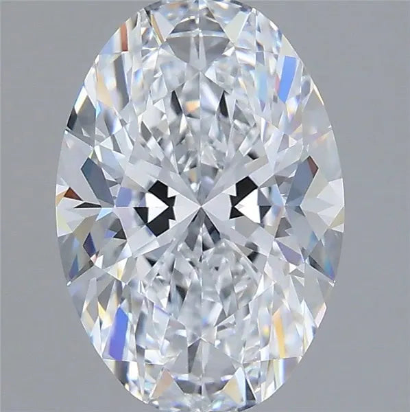 2.50ct Oval Lab Grown Diamond (Colour D, Clarity VVS1, IGI Certified)