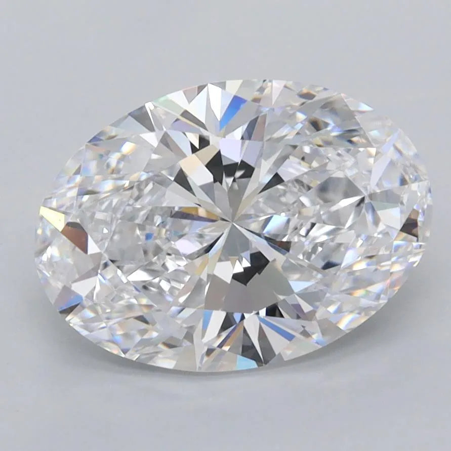 2.50ct Oval Lab Grown Diamond (Colour D, Clarity VVS1, IGI Certified)