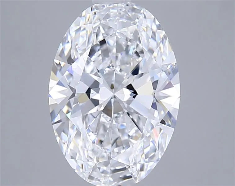 2.50ct Oval Lab Grown Diamond (Colour D, Clarity VVS1, IGI Certified)