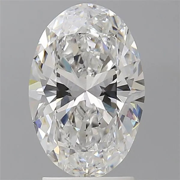 2.50ct Oval Lab Grown Diamond (Colour D, Clarity VVS2, IGI Certified)