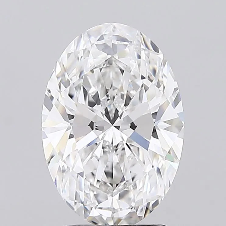 2.50ct Oval Lab Grown Diamond (Colour E, Clarity VVS1, IGI Certified)