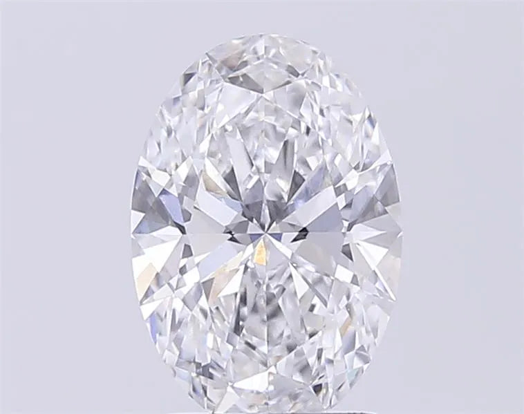 2.50ct Oval Lab Grown Diamond (Colour F, Clarity VVS2, IGI Certified)