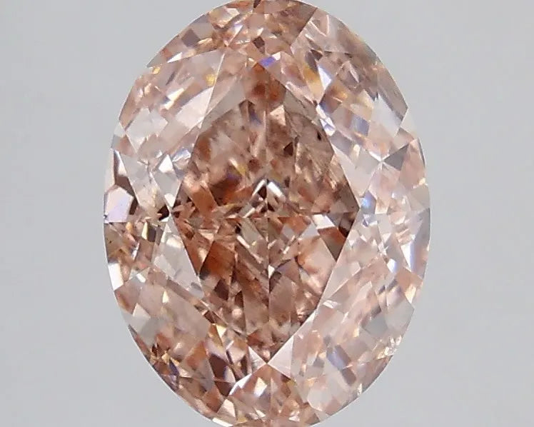 2.50ct Oval Lab Grown Diamond (Colour Fancy Intense Pink, Clarity SI1, IGI Certified)