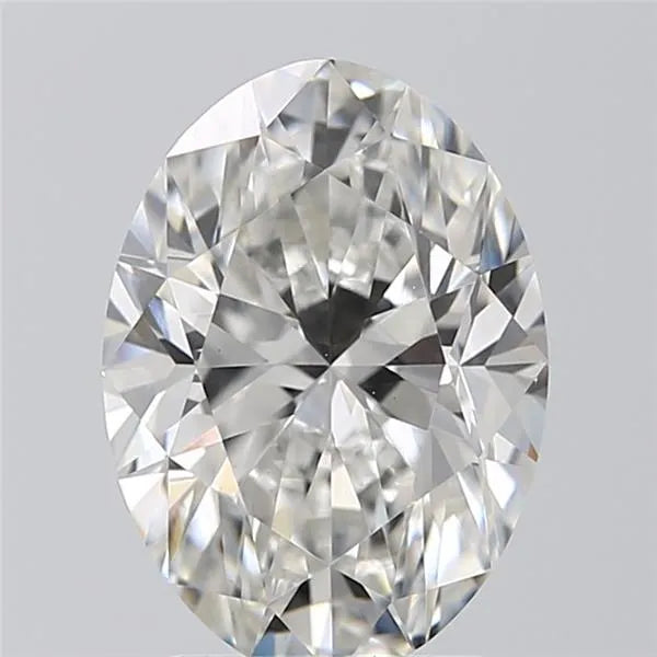 2.50ct Oval Lab Grown Diamond (Colour G, Clarity VS2, GIA Certified)