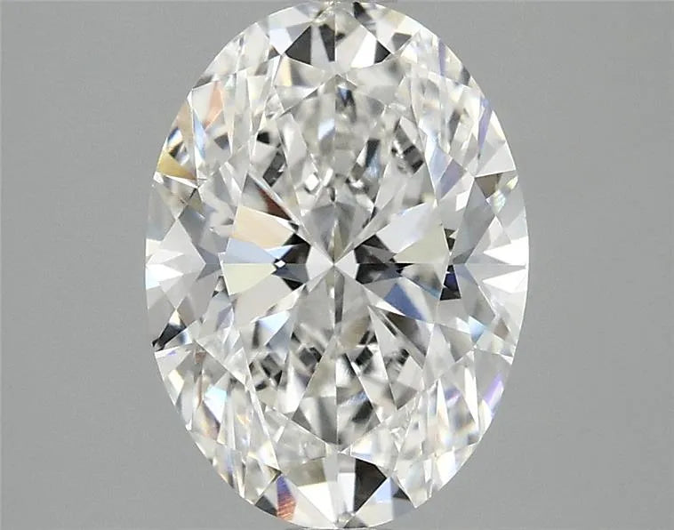 2.50ct Oval Lab Grown Diamond (Colour G, Clarity VVS2, IGI Certified)