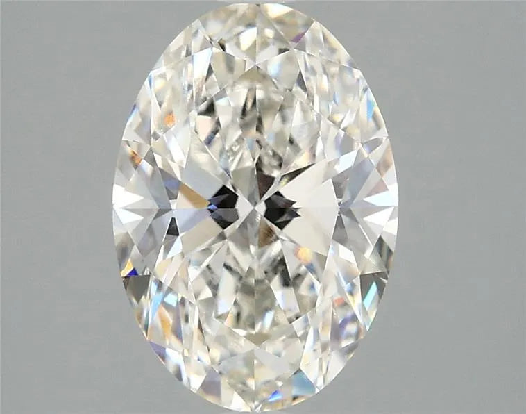 2.50ct Oval Lab Grown Diamond (Colour G, Clarity VVS2, IGI Certified)