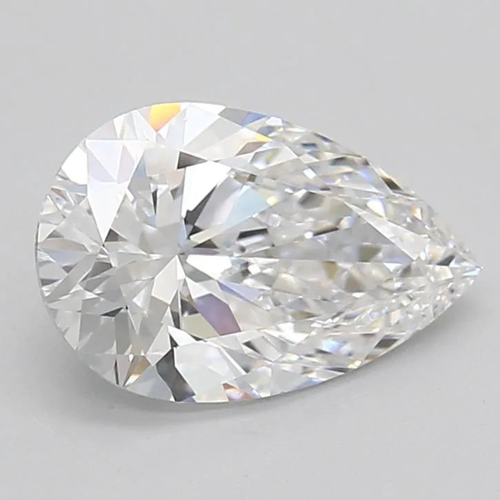 2.50ct Pear Lab Grown Diamond (Colour D, Clarity VVS1, IGI Certified)
