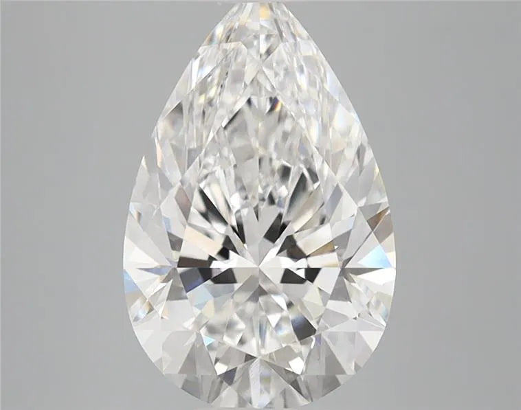 2.50ct Pear Lab Grown Diamond (Colour D, Clarity VVS2, IGI Certified)