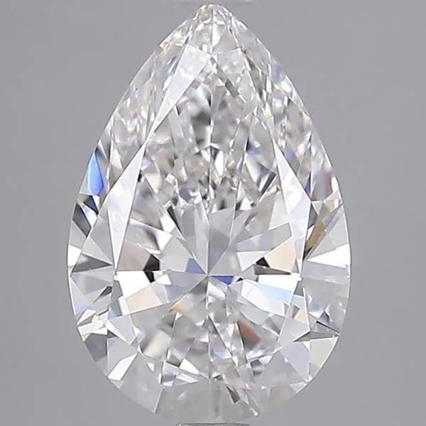 2.50ct Pear Lab Grown Diamond (Colour F, Clarity VVS2, IGI Certified)