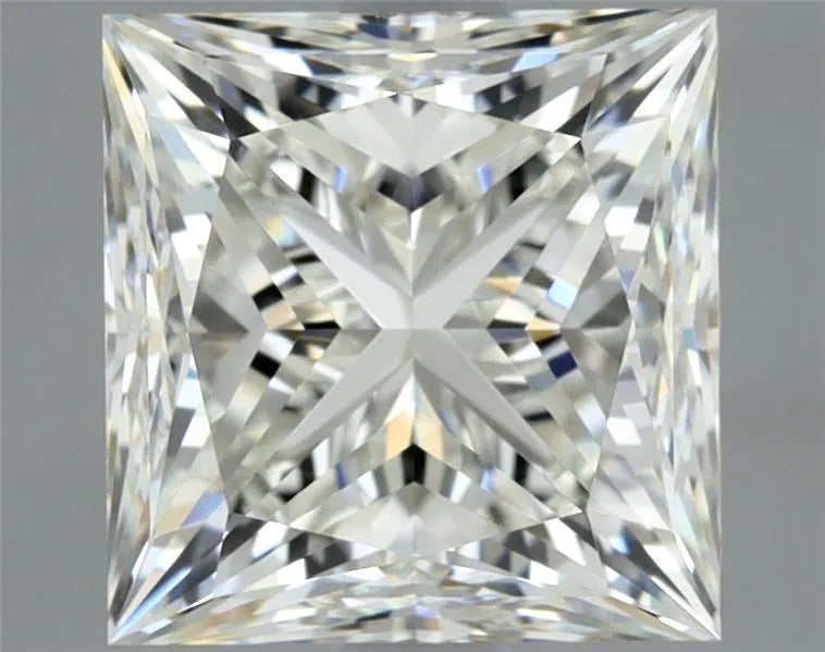 2.50ct Princess Natural Diamond (Colour J, Clarity VVS2, GIA Certified)
