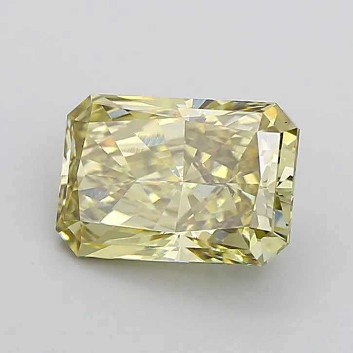 2.50ct Radiant Lab Grown Diamond (Colour Fancy Gray Yellow, Clarity VVS2, IGI Certified)