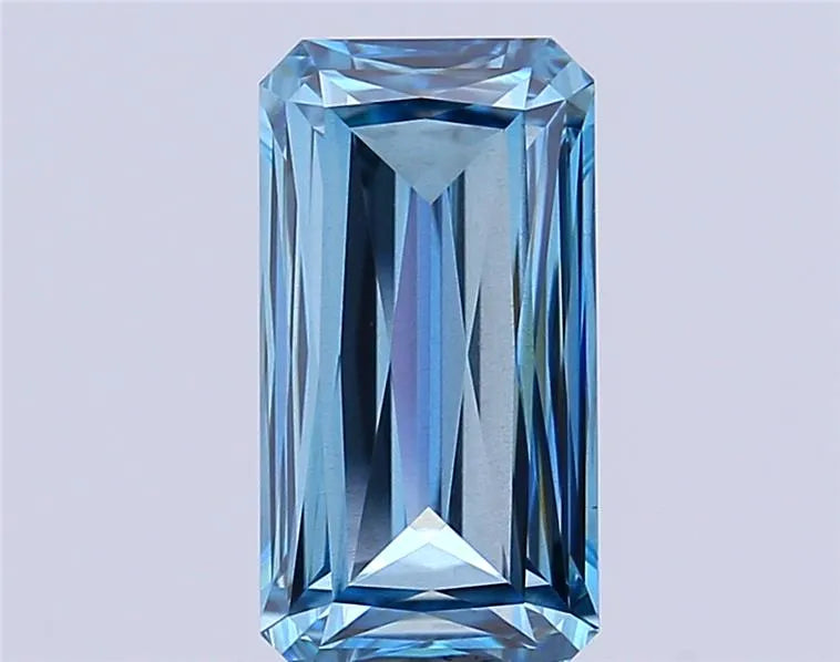 2.50ct Radiant Lab Grown Diamond (Colour Fancy Vivid Blue, Clarity VS2, IGI Certified)