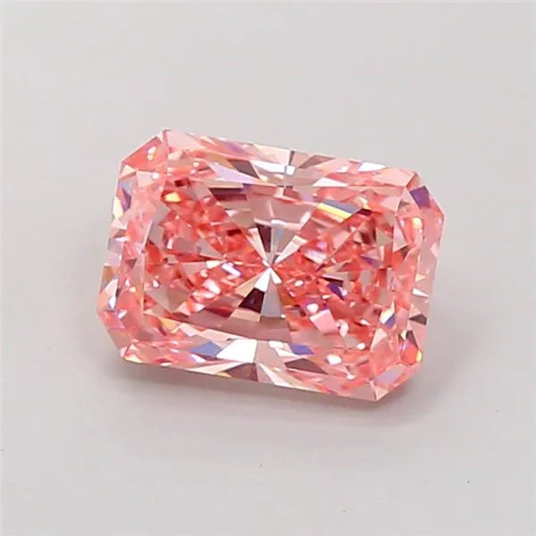 2.50ct Radiant Lab Grown Diamond (Colour Fancy Vivid Pink, Clarity VVS2, IGI Certified)
