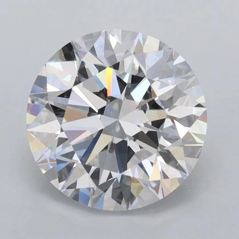 2.50ct Round Lab Grown Diamond (Colour D, Clarity FL, Cut EX, IGI Certified)