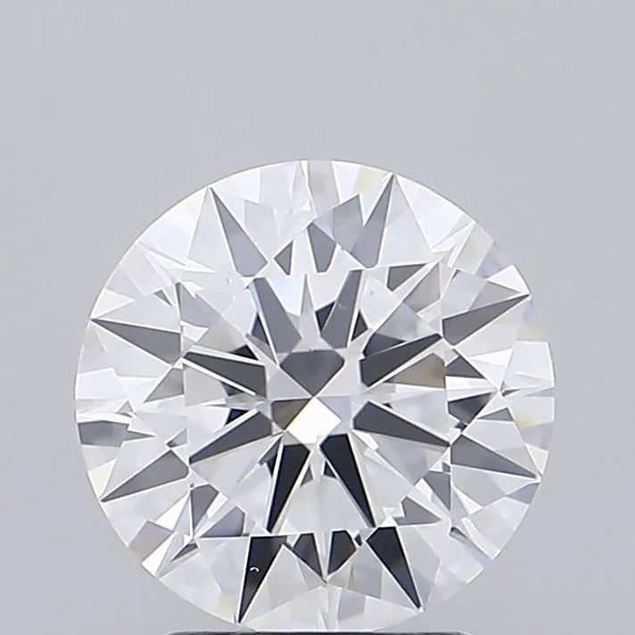 2.50ct Round Lab Grown Diamond (Colour D, Clarity IF, Cut ID, IGI Certified)