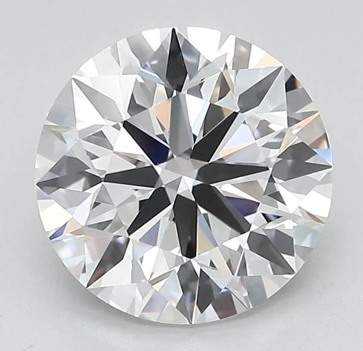 2.50ct Round Lab Grown Diamond (Colour D, Clarity IF, Cut ID, IGI Certified)