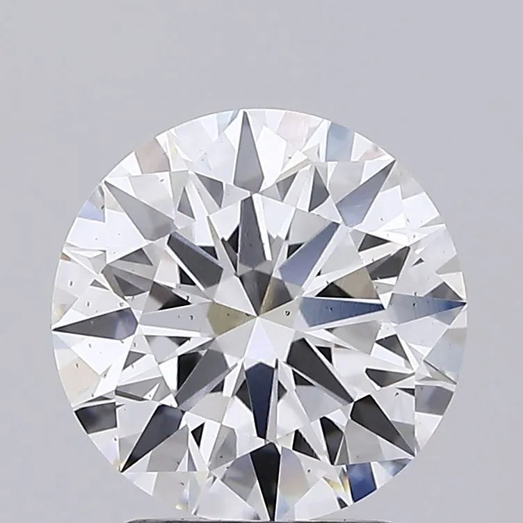 2.50ct Round Lab Grown Diamond (Colour E, Clarity SI1, Cut ID, IGI Certified)
