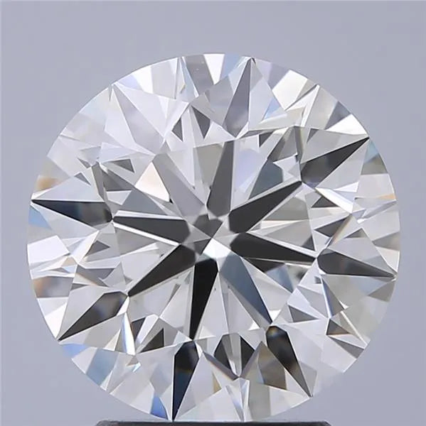 2.50ct Round Lab Grown Diamond (Colour F, Clarity IF, Cut EX, IGI Certified)