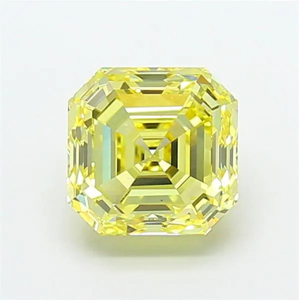 2.51ct Asscher Lab Grown Diamond (Colour Fancy Yellow, Clarity VS2, IGI Certified)