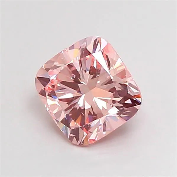 2.51ct Cushion modified Lab Grown Diamond (Colour Fancy Intense Pink, Clarity VS2, IGI Certified)