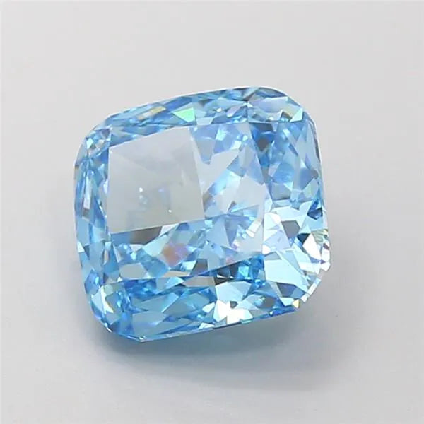2.51ct Cushion modified Lab Grown Diamond (Colour Fancy Vivid Blue, Clarity VVS1, IGI Certified)