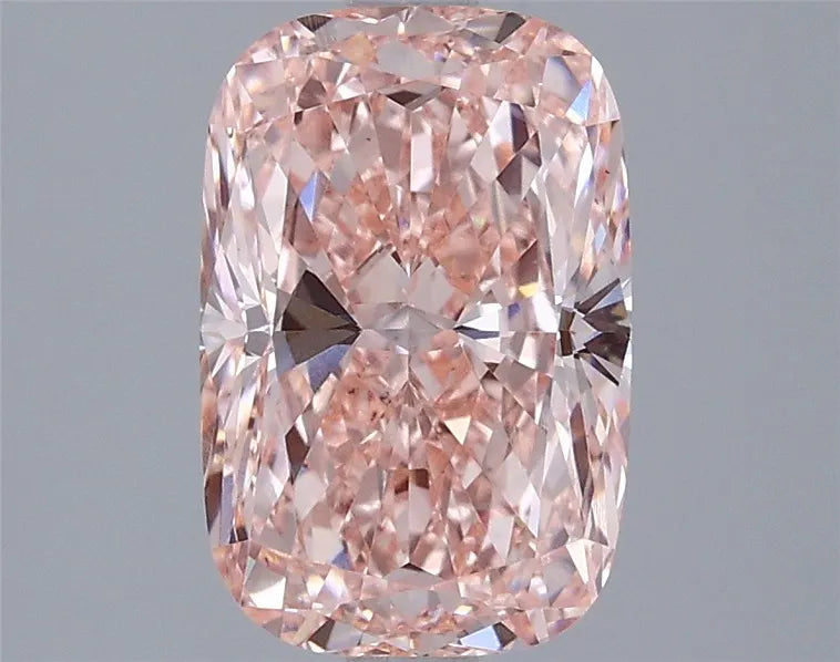 2.51ct Cushion modified Lab Grown Diamond (Colour Fancy Vivid Pink, Clarity VS1, IGI Certified)