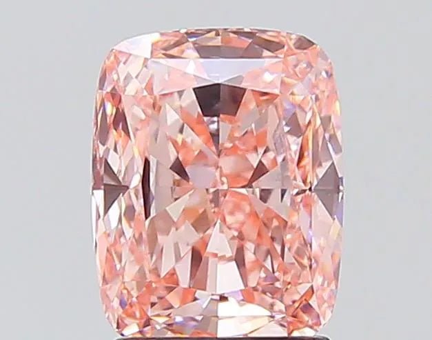 2.51ct Cushion modified Lab Grown Diamond (Colour Fancy Vivid Pink, Clarity VS1, IGI Certified)