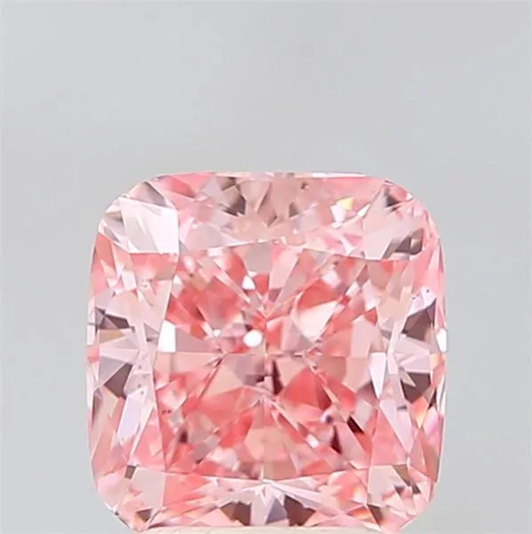 2.51ct Cushion modified Lab Grown Diamond (Colour Fancy Vivid Pink, Clarity VS1, IGI Certified)