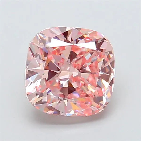 2.51ct Cushion modified Lab Grown Diamond (Colour Fancy Vivid Pink, Clarity VS2, IGI Certified)