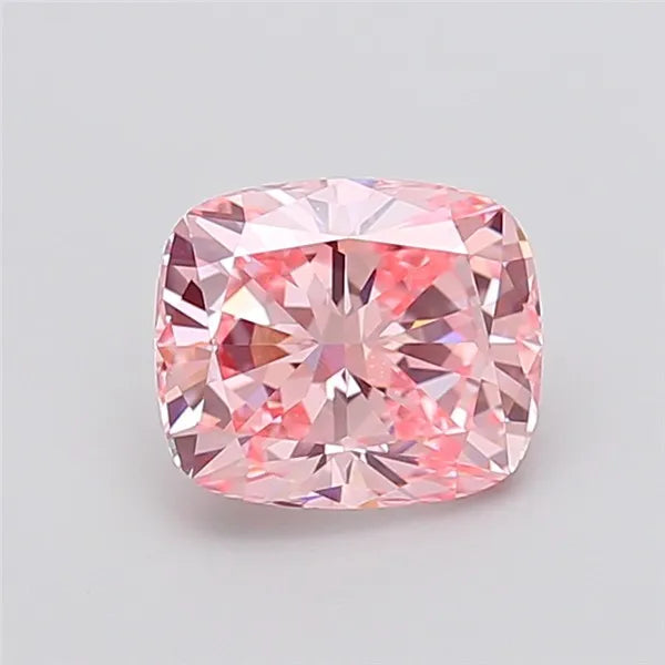 2.51ct Cushion modified Lab Grown Diamond (Colour Fancy Vivid Pink, Clarity VVS2, IGI Certified)