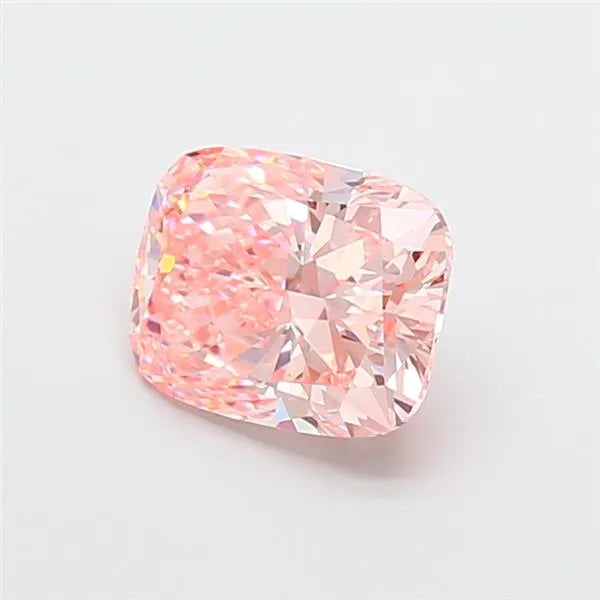 2.51ct Cushion modified Lab Grown Diamond (Colour Fancy Vivid Pink, Clarity VVS2, IGI Certified)